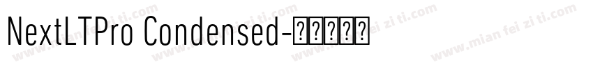 NextLTPro Condensed字体转换
